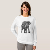 Elephantastic Women's Hoodie T-shirt (Voorkant volledig)