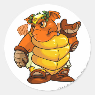 Elephante Altador Player Ronde Sticker