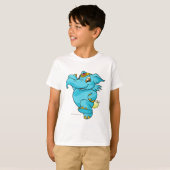 Elephante Blue T-shirt (Voorkant volledig)
