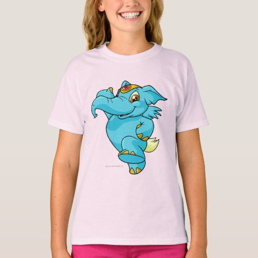 Elephante Blue T-shirt (Voorkant)