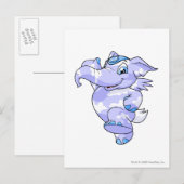Elephante Cloud Briefkaart (Voorkant / Achterkant)