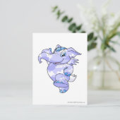 Elephante Cloud Briefkaart (Staand voorkant)
