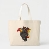 Elephante Fire Grote Tote Bag (Voorkant)