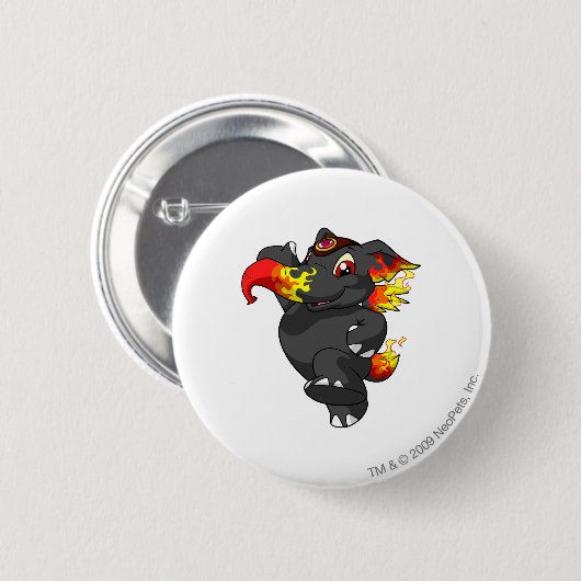Elephante Fire Ronde Button 5,7 Cm (Voorkant /achterkant)