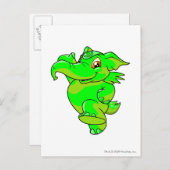 Elephante Ggloed Briefkaart (Voorkant / Achterkant)