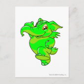 Elephante Ggloed Briefkaart (Voorkant)