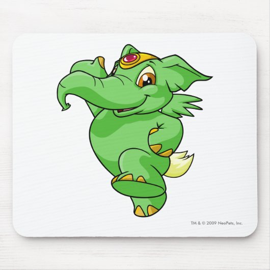 Elephante Green Muismat (Voorkant)