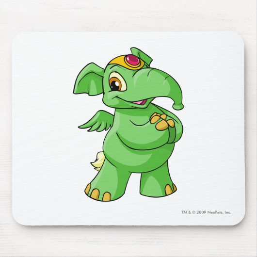 Elephante Green Muismat (Voorkant)