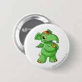 Elephante Green Ronde Button 5,7 Cm (Voorkant /achterkant)