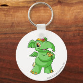 Elephante Green Sleutelhanger (Voorkant)