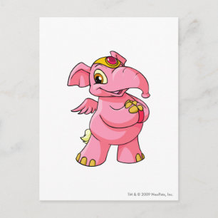 Elephante Pink Briefkaart