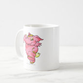 Elephante Pink Koffiemok (Voorkant links)