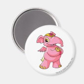 Elephante Pink Magneet (Voorkant / Achterkant)
