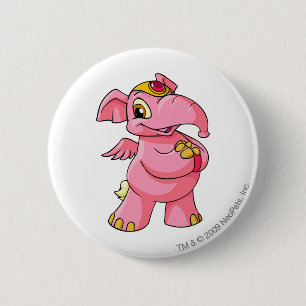 Elephante Pink Ronde Button 5,7 Cm