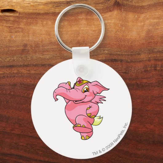 Elephante Pink Sleutelhanger (Voorkant)