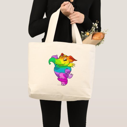 Elephante Rainbow Grote Tote Bag (Voorkant (product))