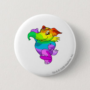 Elephante Rainbow Ronde Button 5,7 Cm