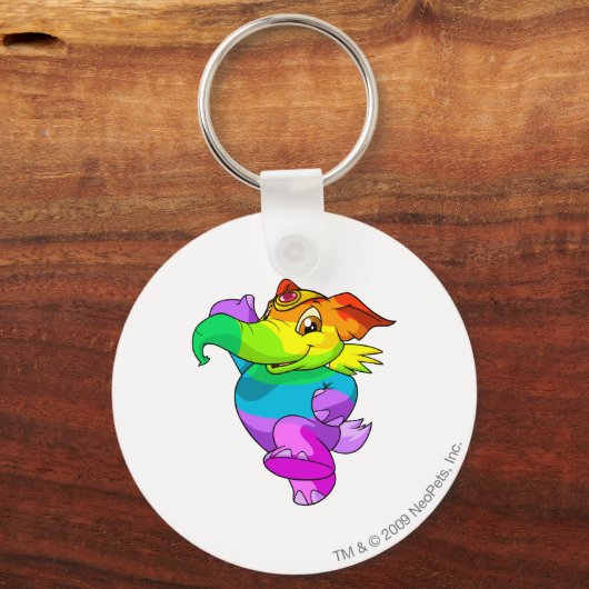 Elephante Rainbow Sleutelhanger (Voorkant)