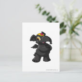 Elephante Shadow Briefkaart (Staand voorkant)