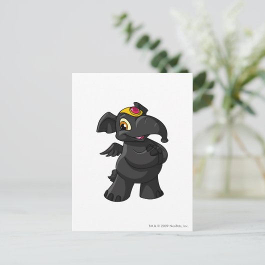 Elephante Shadow Briefkaart (Staand voorkant)