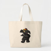 Elephante Shadow Grote Tote Bag (Voorkant)