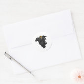 Elephante Shadow Ronde Sticker (Envelop)