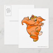 Elephante Sinaasappel Briefkaart (Voorkant / Achterkant)