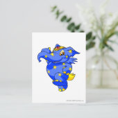 Elephante Starry Briefkaart (Staand voorkant)