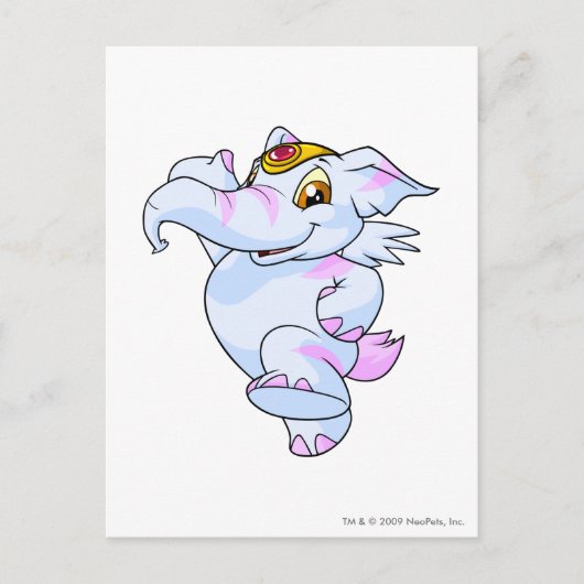 Elephante Striped Briefkaart (Voorkant)