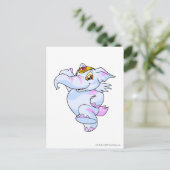 Elephante Striped Briefkaart (Staand voorkant)