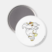 Elephante White Magneet (Voorkant / Achterkant)