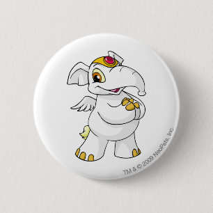 Elephante White Ronde Button 5,7 Cm