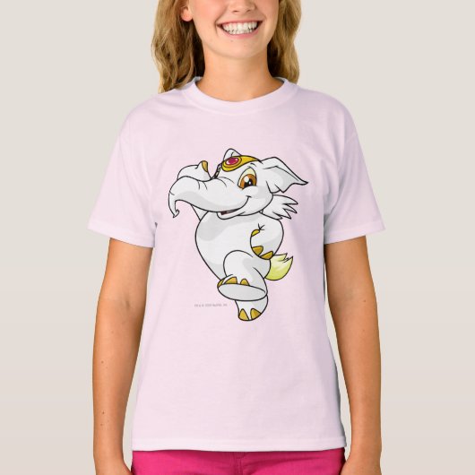 Elephante White T-shirt (Voorkant)