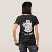 Elephanté Womans T-Shirt (zwart+multicolor) (Achterkant volledig)