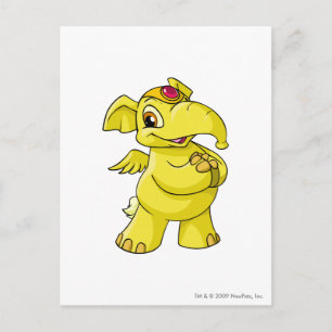 Elephante Yellow Briefkaart