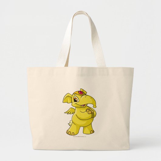 Elephante Yellow Grote Tote Bag (Voorkant)