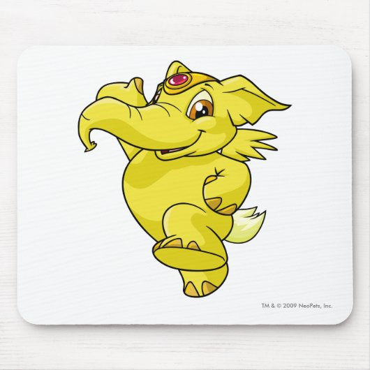 Elephante Yellow Muismat (Voorkant)