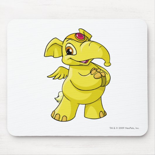 Elephante Yellow Muismat (Voorkant)