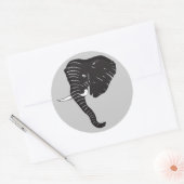 Elephantighest-Sticker Ronde Sticker (Envelop)