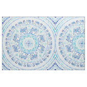ELEPHANTING Blue Elephant Boho Mandala Stof (Fat Quarter)