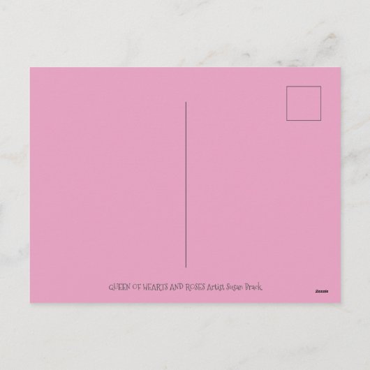 ELEPHANTKONINGIN VAN HOORZITTEN EN ROYALE VALENTIJ FEESTDAGENKAART (Achterkant)