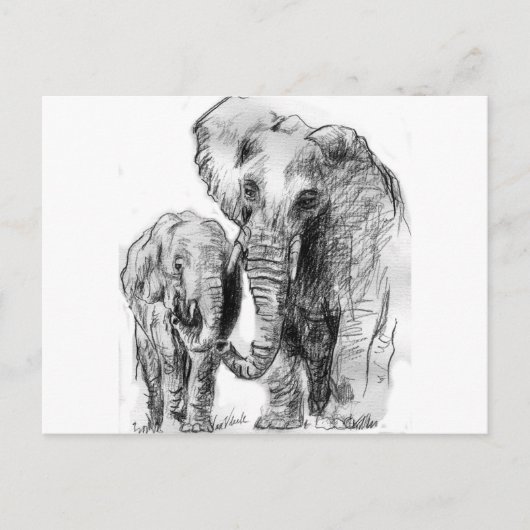 elephantonajourney briefkaart (Voorkant)