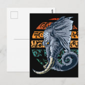 Elephantopus Elephant Tentacle Trunk Lovecraft Briefkaart (Voorkant / Achterkant)