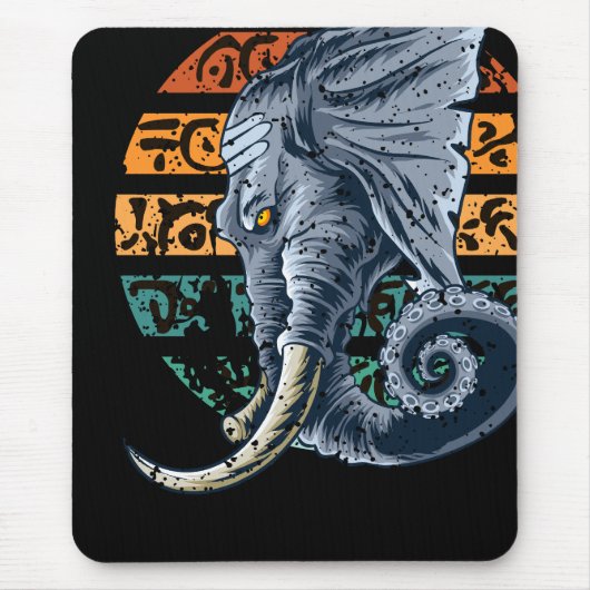 Elephantopus Elephant Tentacle Trunk Lovecraft Muismat (Voorkant)