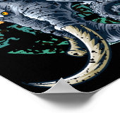 Elephantopus Elephant Tentacle Trunk Lovecraft Poster (Hoek)