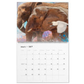 ELEPHANTS ART #1 CALENDAR KALENDER (Mar 2027)