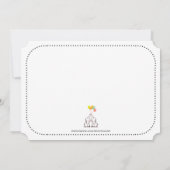 Elephants-Baby shower per post | Twins Kaart (Achterkant)