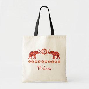 Elephants Bag Tote Bag