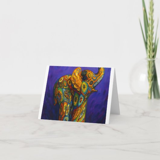 Elephants Bedankkaart (Voorkant)