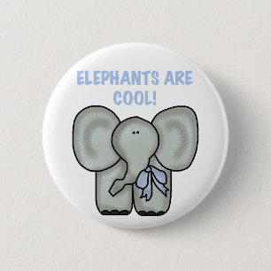 ELEPHANTS-Button Ronde Button 5,7 Cm